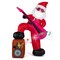 Red 8.4ft Inflatable Santa Claus with LED Lights and Sound-Synced Effects